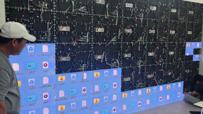 2.0mm LED 부동산중개 시공